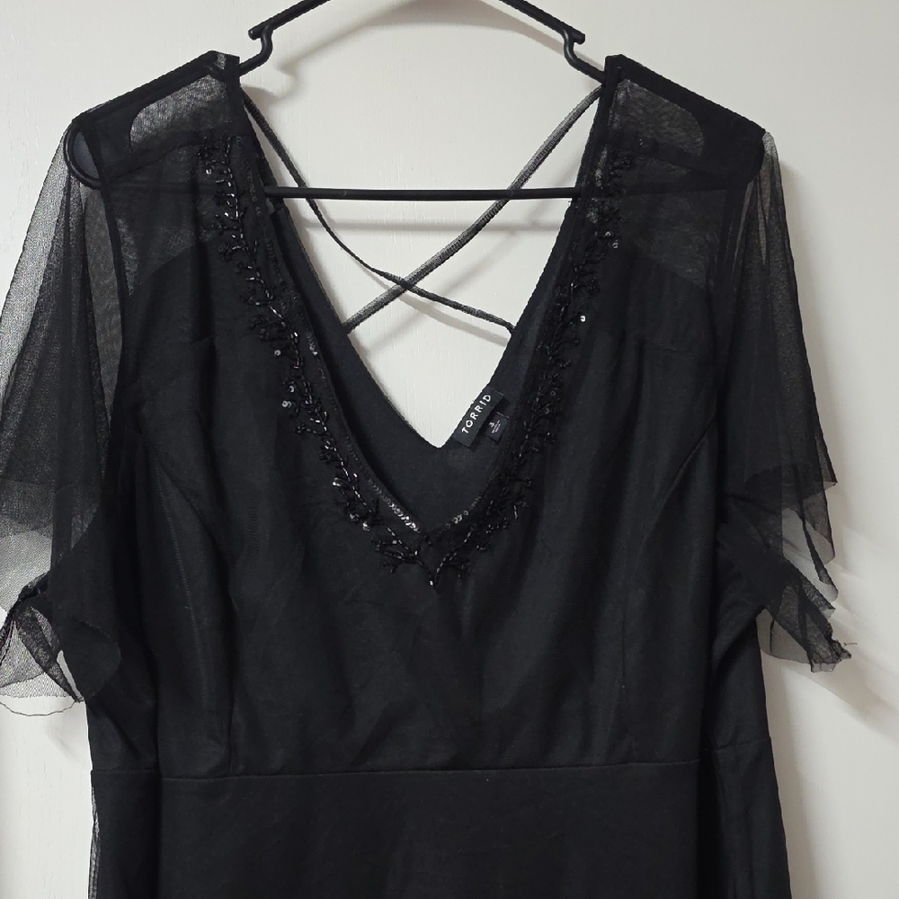 Torrid Black Shirt With Sequins